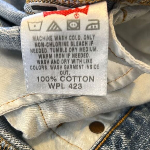 Levi’s Vintage Premium 501 Distressed Button Fly Jean Size 27 - Picture 4 of 6